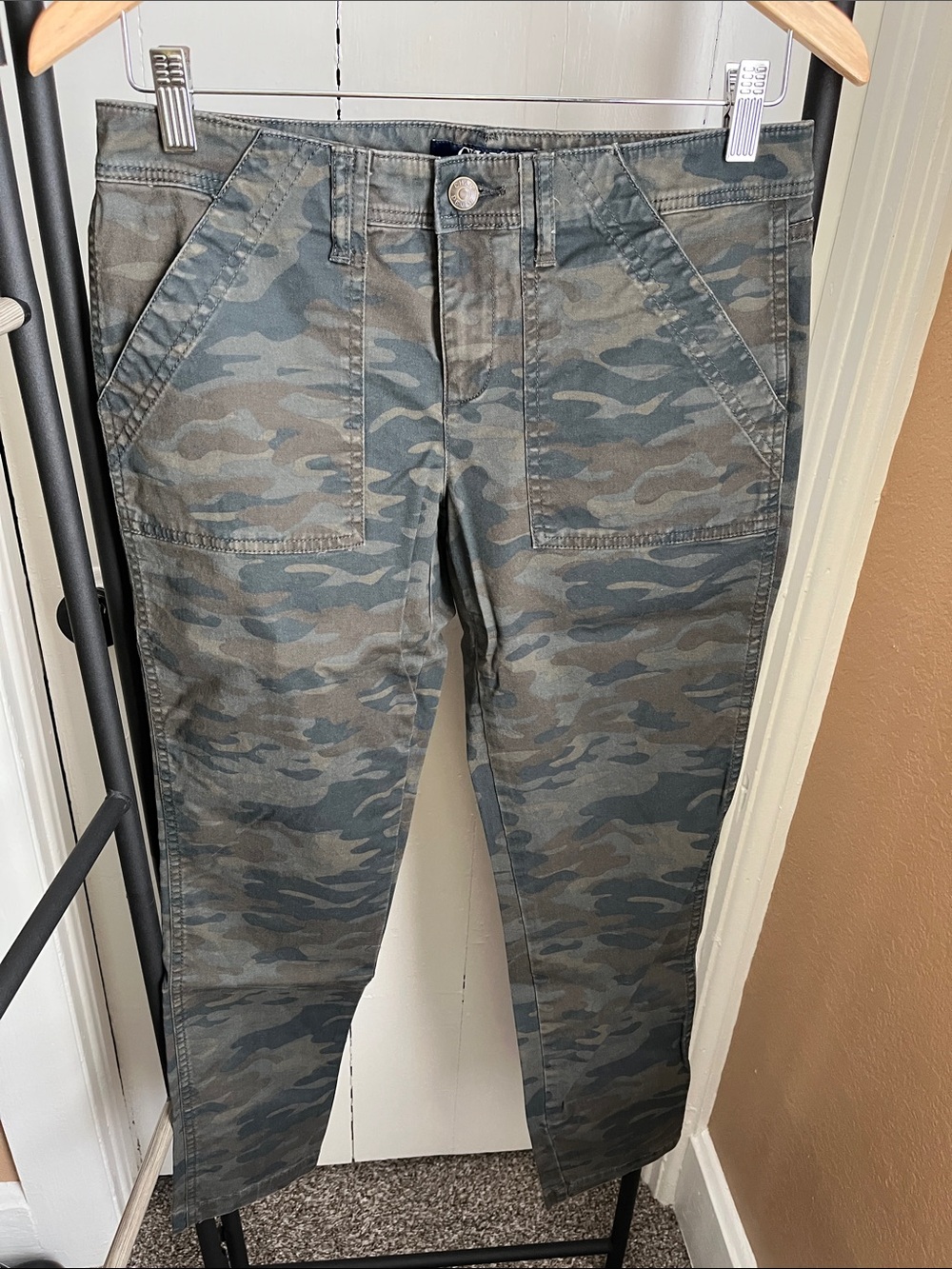 Chaps Camo Pants - Olive/brown